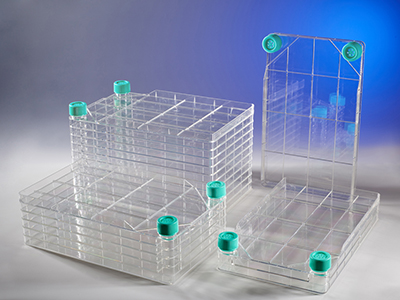 單層至10層培養(yǎng)裝置，可一次性大規(guī)模培養(yǎng)細(xì)胞