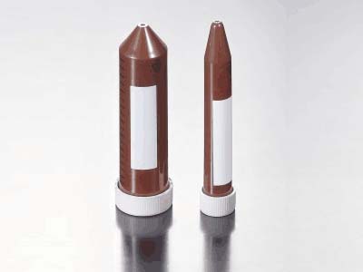 棕色管身，可阻擋100%的紫外線，利于光敏樣品的操作處理